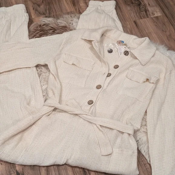 FP Beach Cream Jumpsuit NWT - Picture 2 of 5